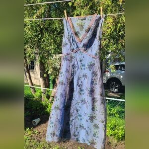 Vintage 90s Betsey Johnson New York Silk Dress, size S